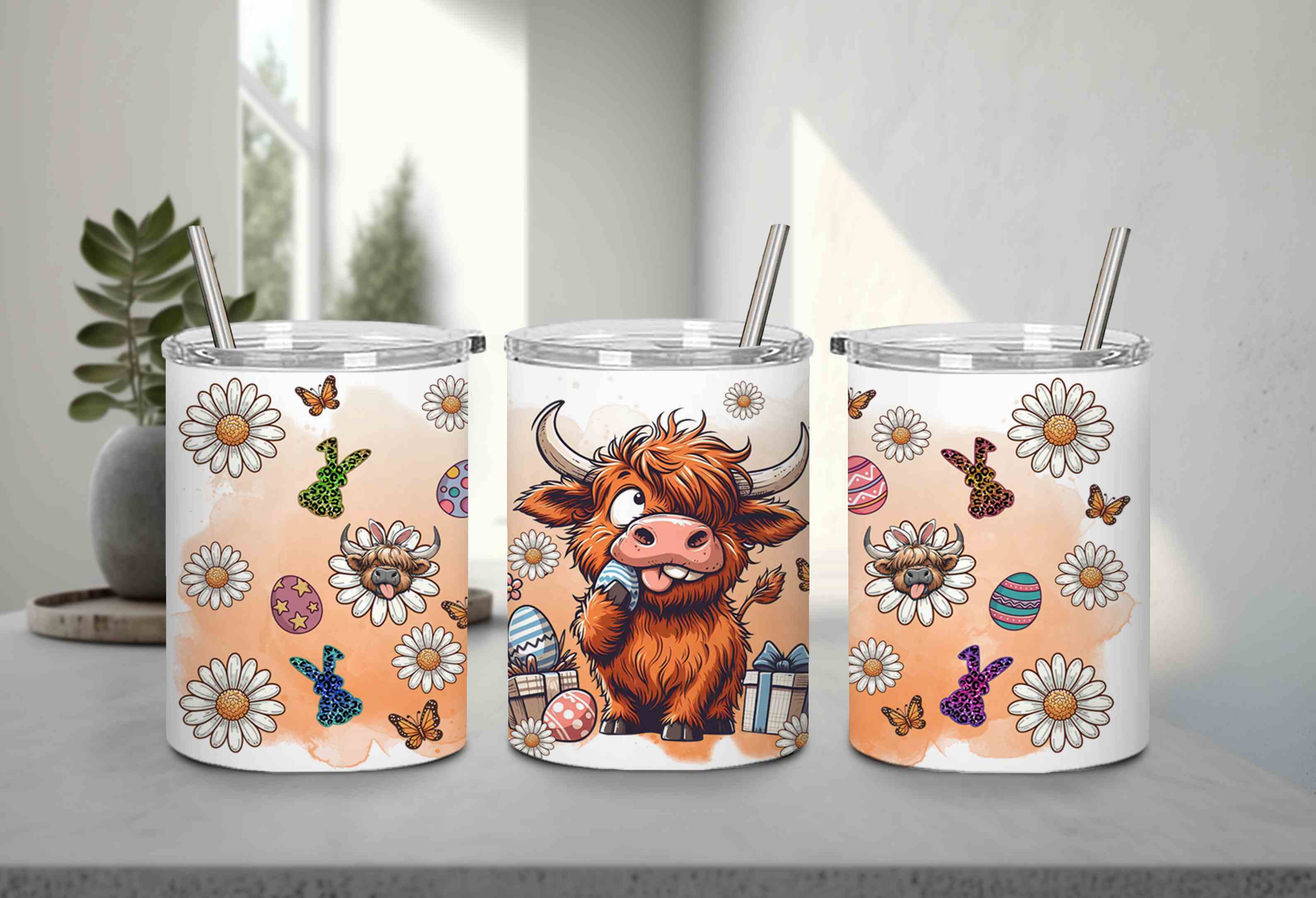 Highland Cow Easter-10384
